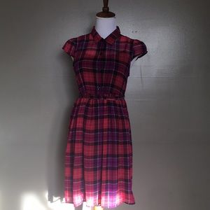 Plaid dress has only been worn one or two times